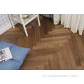 Parquet en espiga de nogal americano chevron